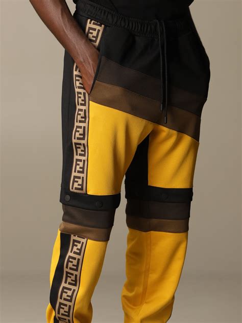 fendi buchstabenanhänger|fendi pants.